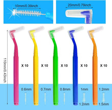 50 Interdentalbürsten für Zähne und