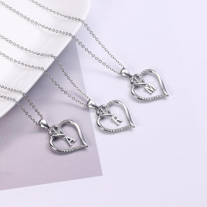 Valentinstag Geschenk: Kette Herz Halskette 14K Gold Zirkonia
