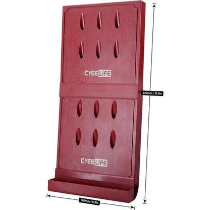 CyeeLife Dart Halter Wandhalterung 12 Dartpfeile Set für