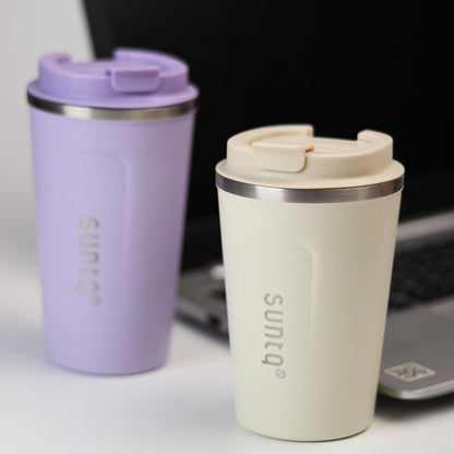 Kaffeebecher to go Edelstahl Thermobecher Doppelwand 380ml