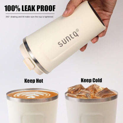 Edelstahl Kaffeebecher to go | Thermobecher Doppelwand Isoliert | 510ml wiederverwendbar