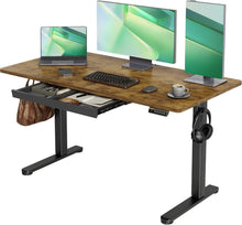 Höhenverstellbarer Schreibtisch 140x60 cm mit