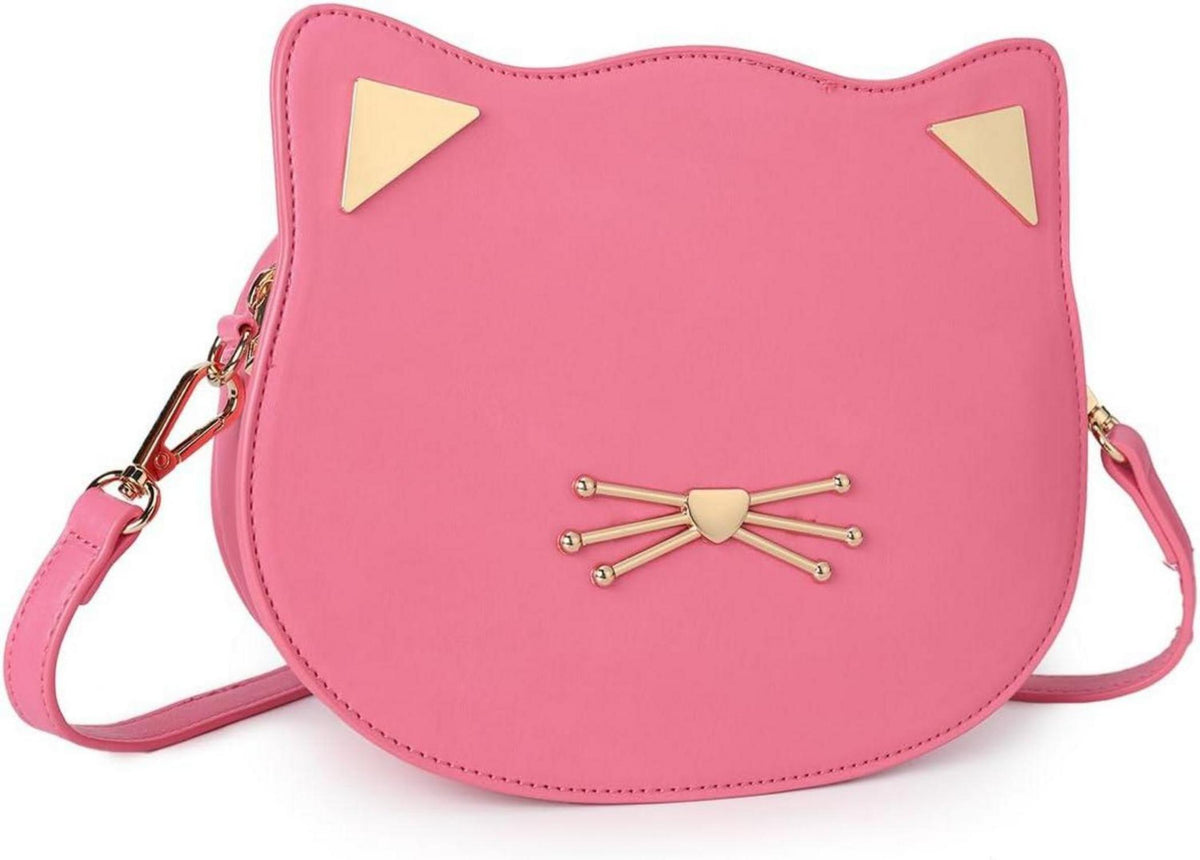 Süße Katzenohren Umhängetasche für Teenager - Fucsia