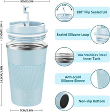CS COSDDI Thermobecher Edelstahl 13oz Vakuum Isolierbecher