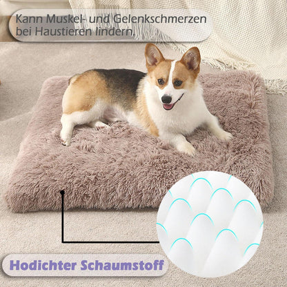 Flauschiges Hundebett 120x80x10cm – Orthopädisches Hundesofa Rosa