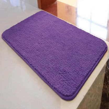 Rutschfester Badteppich Violett, Flauschig & Wasserabsorbierend 120x160 cm