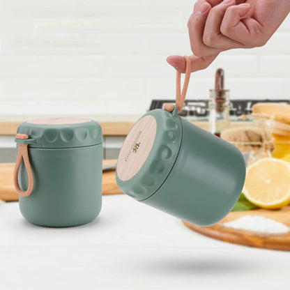 Thermobehälter Edelstahl Essen Warmhaltebehälter löffel 400ml