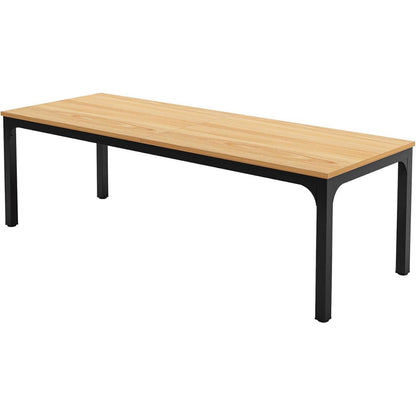 Doppelter Schreibtisch 200x70cm | Industrieller Computertisch für Home Office