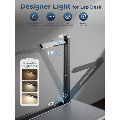 Laptopkissen mit LED-Licht 2024, Verbesserter Laptop Ständer für MacBook bis