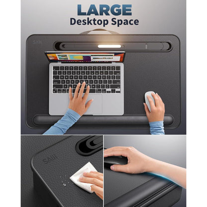 Laptopkissen mit LED-Licht 2024, Verbesserter Laptop Ständer für MacBook bis