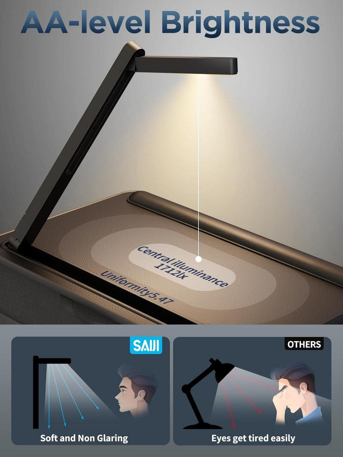 LED Laptopkissen 2024 Verbesserter Ständer Bett