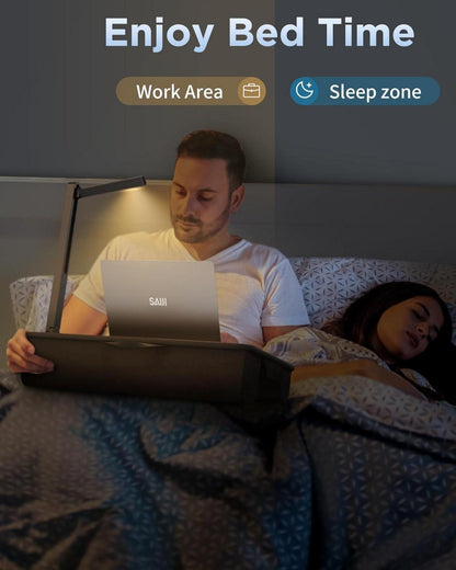 Laptopkissen mit LED-Licht - 2024 Verbesserter Laptop Ständer für Bett