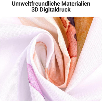 Duschvorhang Blumenmuster Wasserabweisend 200x200cm (1er