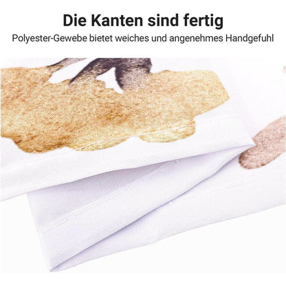 Duschvorhang Blumenmuster Wasserabweisend 200x200cm (1er