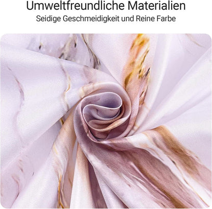 Duschvorhang Graugelb Marmor 100x180cm Antischimmel Textil