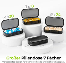 AUVON Tablettenbox 7 Tage, Medikamentenbox