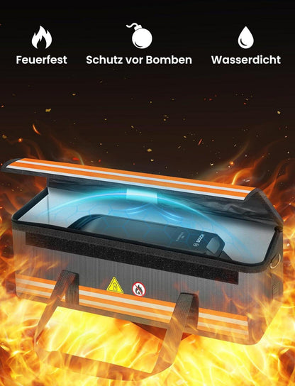 COICER E-Bike Akku Tasche Schutz feuerfest Lipo Fahrrad Safe Bag Schultergurt-Stil