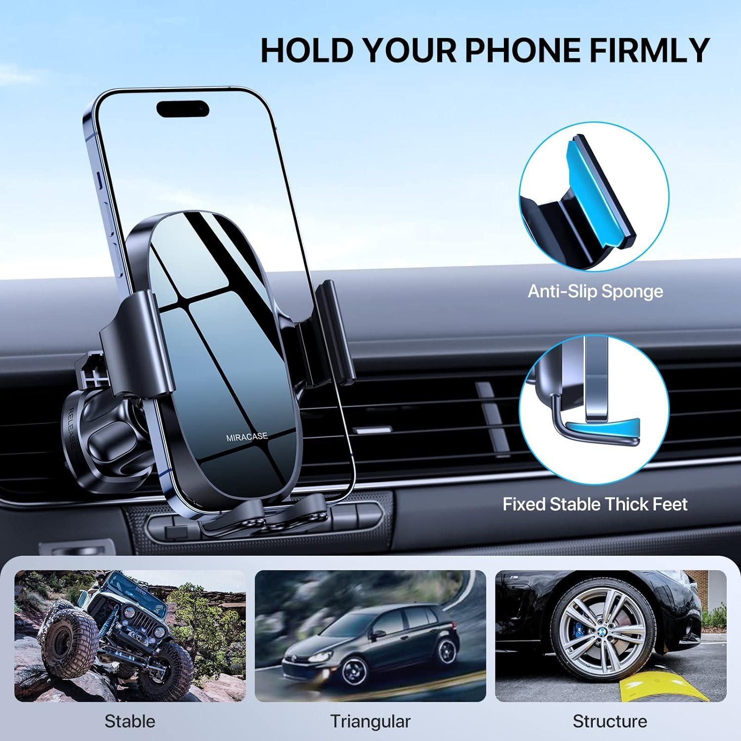Handyhalterung Auto Lüftung KFZ 360° für iPhone Samsung