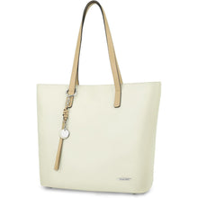 Große Damen Handtasche mit Laptopfach Patchwork in Lederoptik