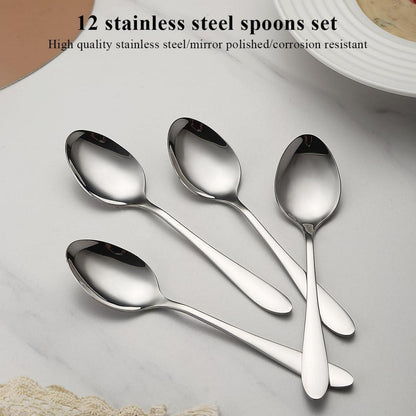 Suppenlöffel Edelstahl Esslöffel Set Restaurant Qualität
