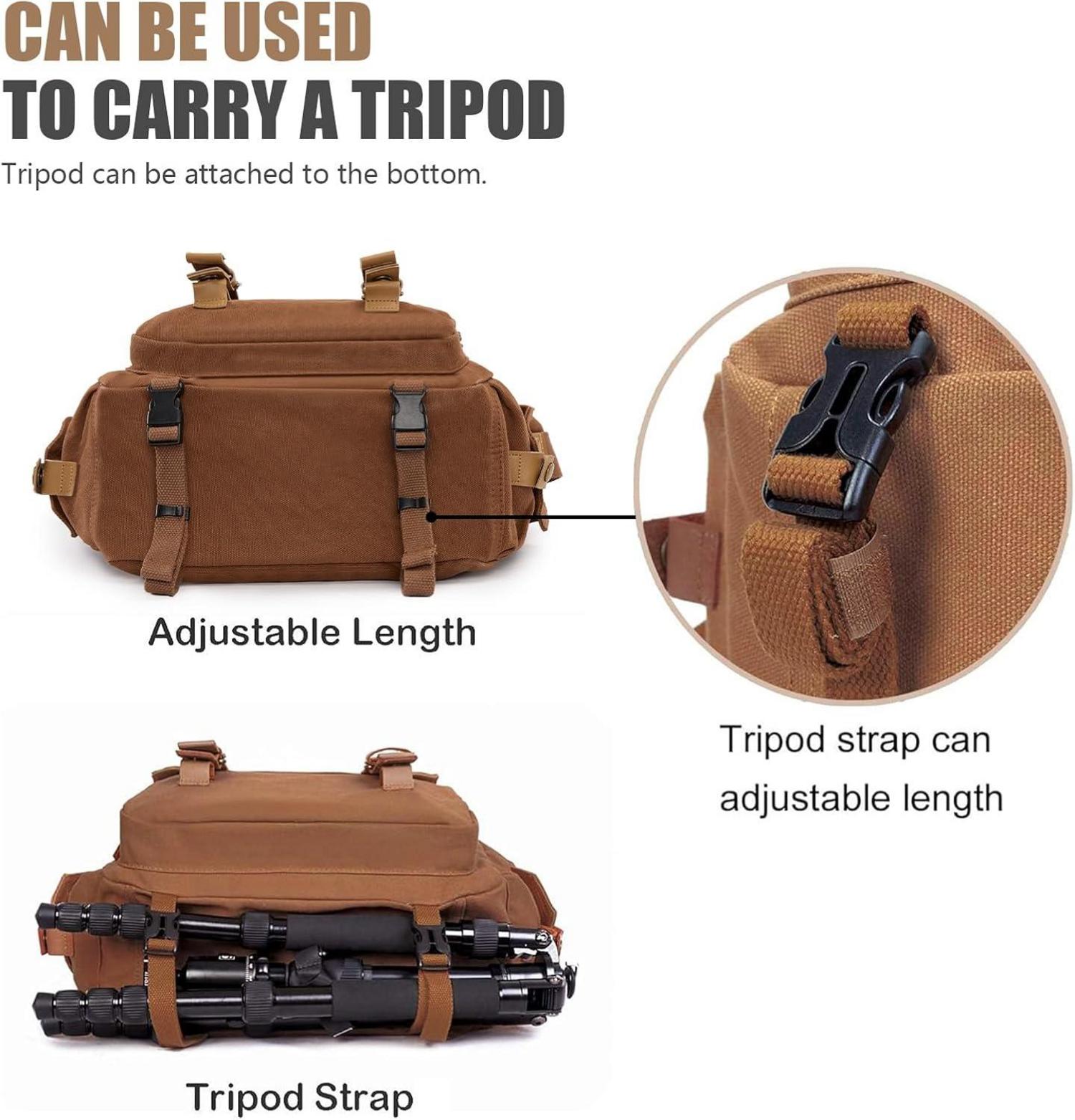 Kameratasche Canvas SLR DSLR Kompaktkamera Messenger Bag