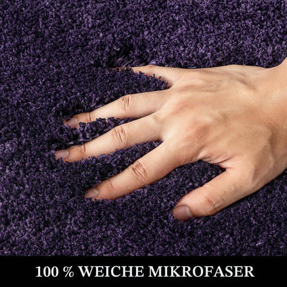 Badematte U-Form Lila – Rutschfest & Super Saugfähig