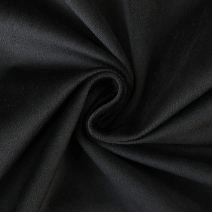 2x Samt Kissenbezug 40x40 cm Schwarz – Luxus Deko Kissen