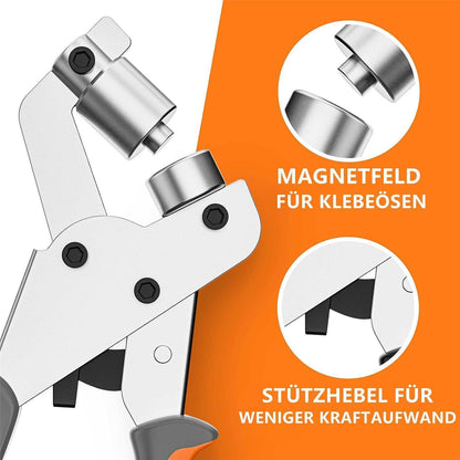 Ösenzange Set 10mm - 500 Ösen für Leder, Stoff & Plane