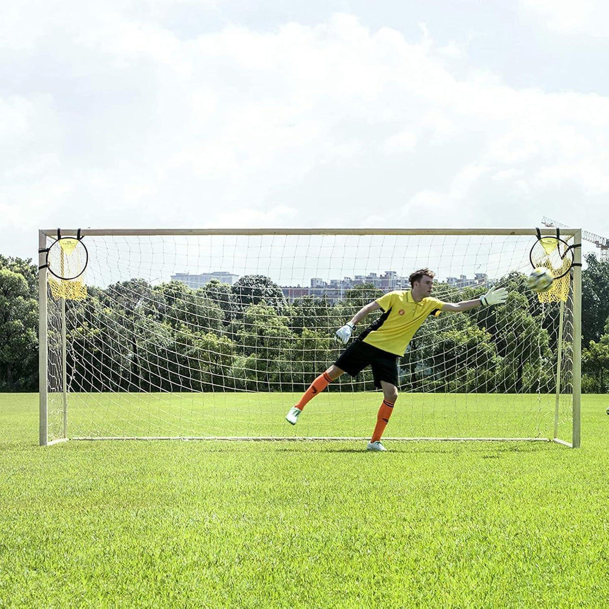 Fußballtor-Zielnetz Top-Behälter Trainingsgeräte Kinder Eckschießziele