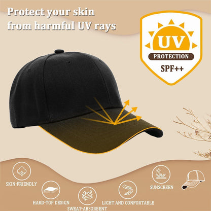 Atmungsaktive Baseball Cap – Unisex Baumwoll Kappe für Sport & Alltag