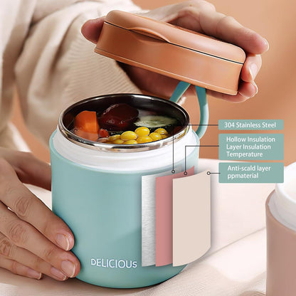 Thermobehälter Essen Kinder 430ml Edelstahl Vakuumisoliert