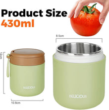 Thermobehälter Edelstahl für Essen Kinder 430ml