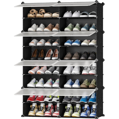 JOISCOPE Schuhschrank Weiß DIY Kunststoff Staubdicht Tragbar