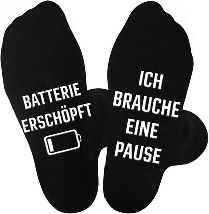 Lustige Sprüche Socken Geschenk Männer 43-46 Baumwolle Nikolaus