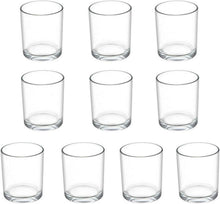 Teelichtgläser 10 Stück Kerzenhalter Glas Ø4.5cm H 6cm Windlicht