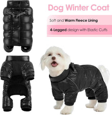 AOFITEE Hundemantel Winter Warme Hundejacke Reflektierender