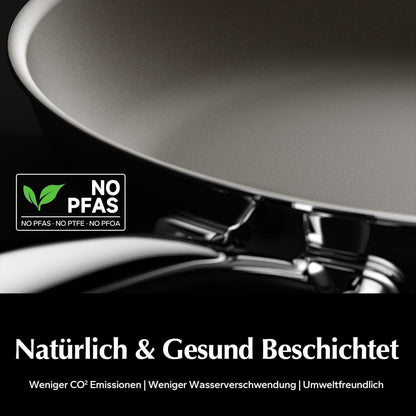 Redchef Keramik Bratpfanne 28 cm Titanium Antihaft Tri-ply
