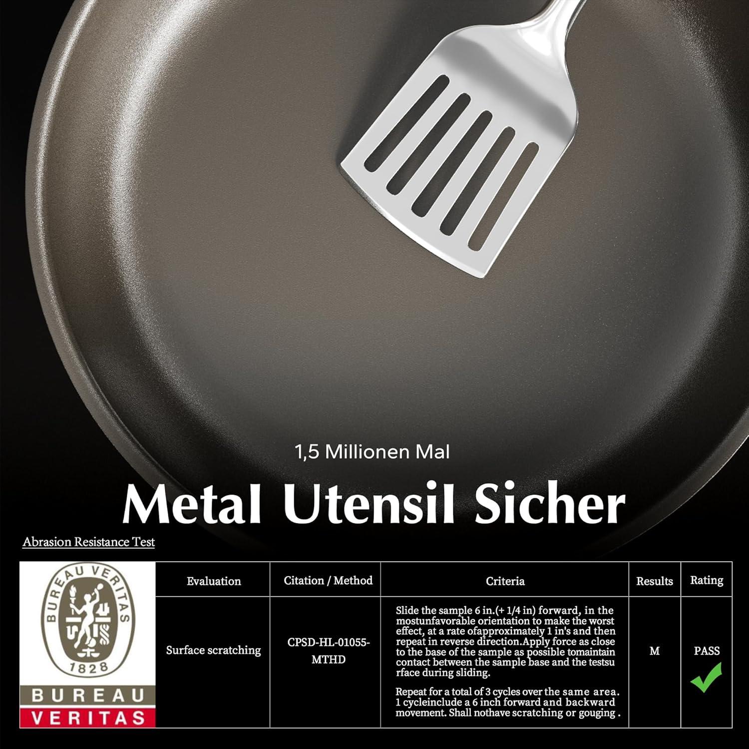 Redchef Keramik Bratpfanne 28 cm - Titanium Antihaft Induktion Pfanne