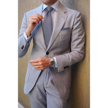 Herren Krawatten Set Blau Check Plaid Tupfen Hochzeit