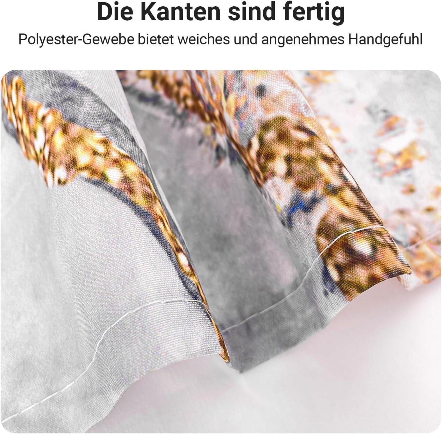 Duschvorhang Marmor 240x200cm Beschwerter Saum Wasserabweisend 16 Ösen 146 H200