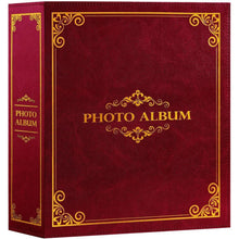 Fotoalbum 1000 Fotos 10x15cm Rot XXL Einsteckalbum in Lederoptik