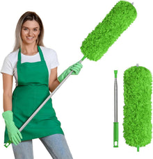 Staubwedel Teleskop Waschbar Mikrofaser Edelstahl Ausziehbar 242 cm