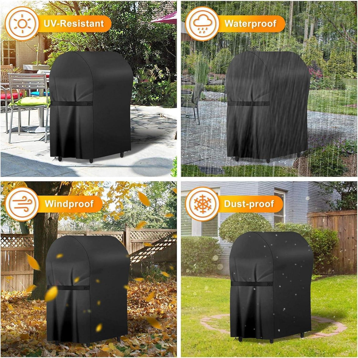 Grillabdeckung Wetterfest Abdeckhaube Gasgrill 77*67*110 cm