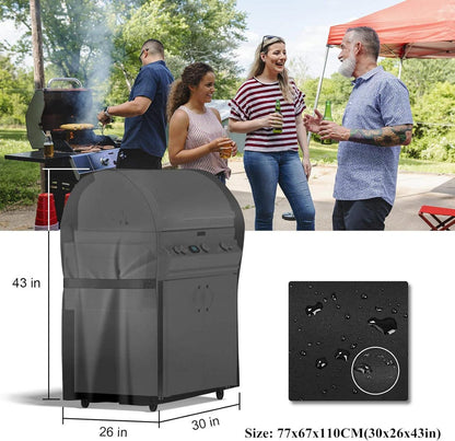 Grillabdeckung Wetterfest Abdeckung Gasgrill 77x67x110 cm