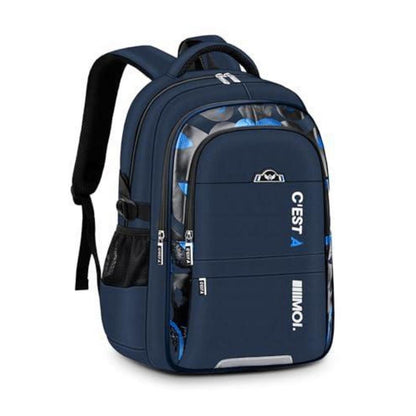 Schulrucksack Junge – Wasserdicht & Ergonomisch (Blau)