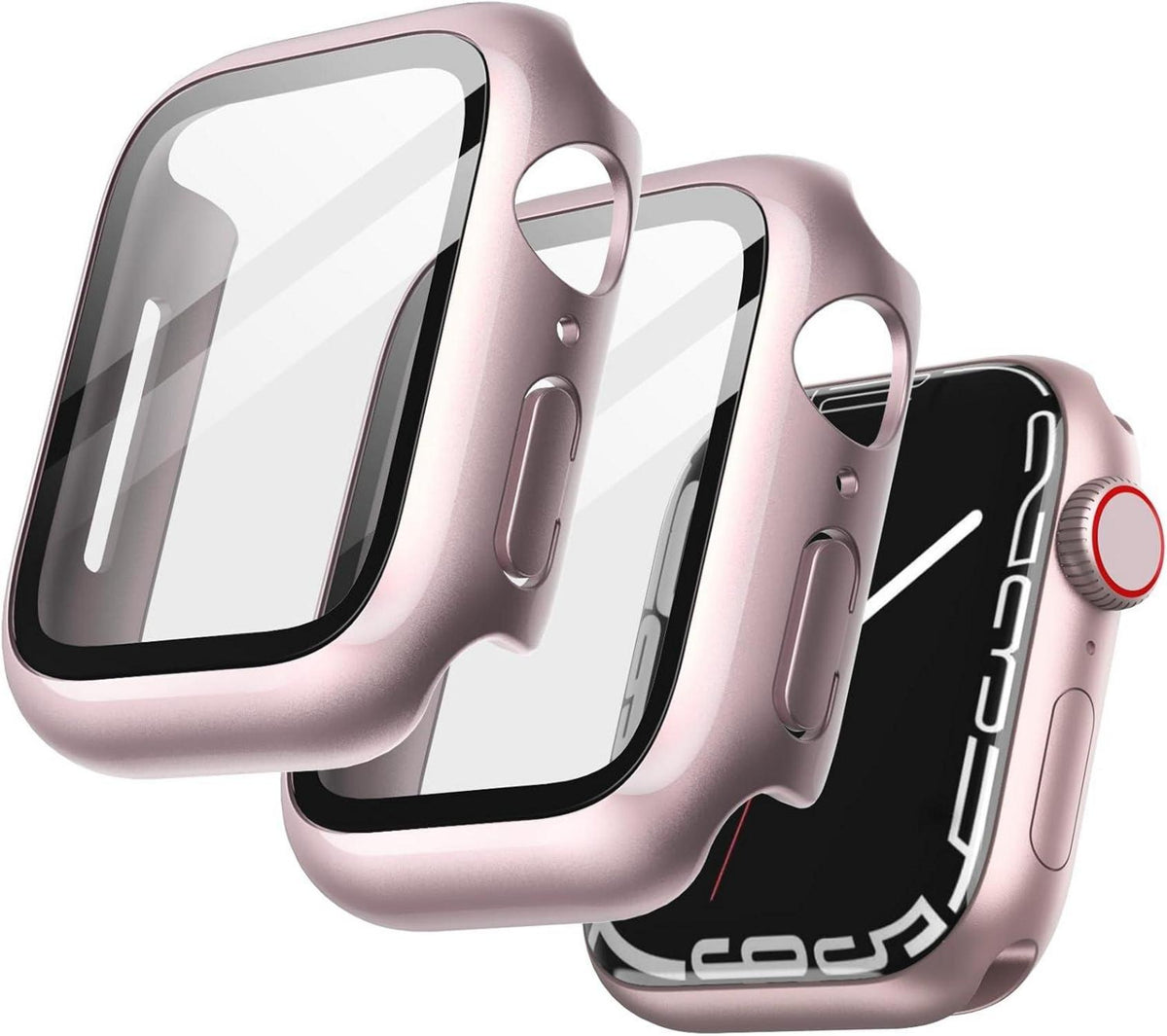 Displayschutz und Schutzhülle Set für Apple Watch Series 9 8
