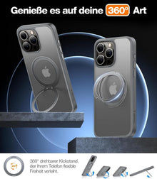 TORRAS 360° Magnetischer Ring Ständer iPhone 15 Pro Hülle