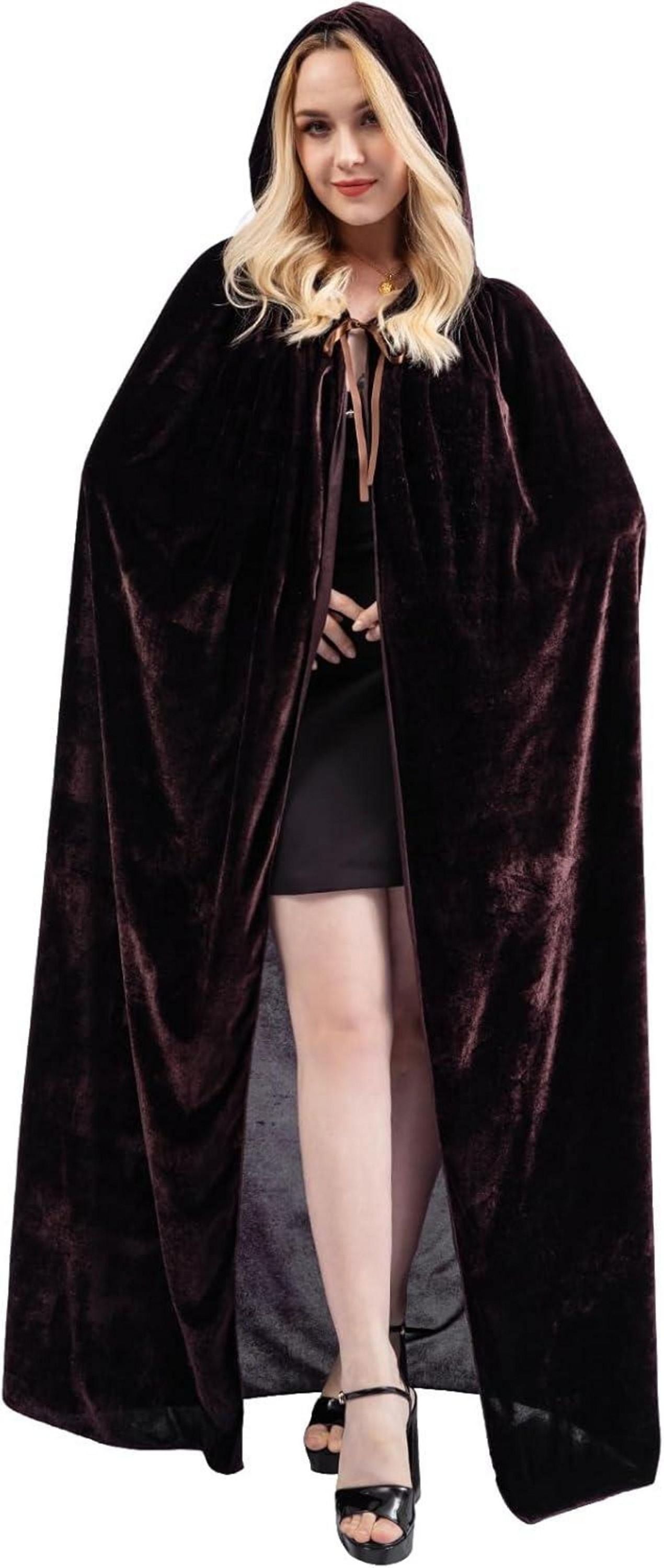 Halloween Umhang Unisex mit Kapuze Vampir Kostüm
