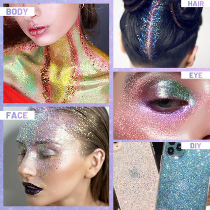 Roll-on Glitter Gel for Festival Rave Accessories & Halloween Makeup