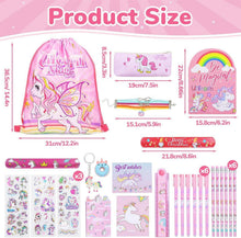 Einhorn Schreibwaren Set Mädchen 5-11 Jahre, Geschenkbox